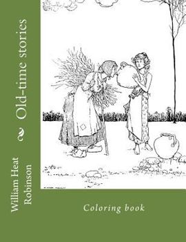 Paperback Old-time stories: Coloring book