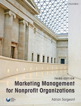 Paperback Marketing Management for Nonprofit Organizations Book