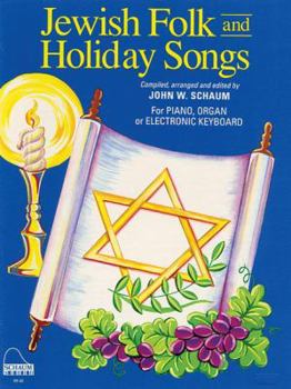 Paperback Jewish Folk and Holiday Songs: Level 3 (Schaum Publications) Book