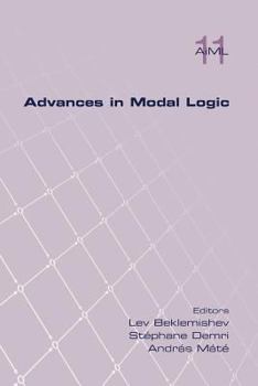 Paperback Advances in Modal Logic Volume 11 Book