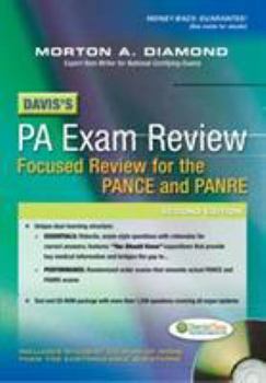 Paperback Davis's PA Exam Review: Focused Review for the PANCE and PANRE [With CDROM] Book