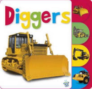 Hardcover Tabbed Diggers (Busy Baby) Book