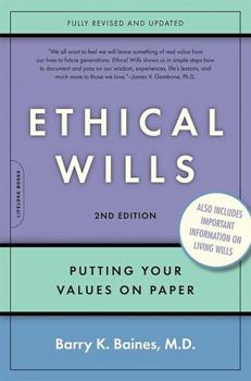 Paperback Ethical Wills: Putting Your Values on Paper Book