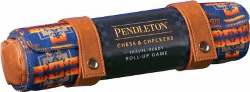 Game Pendleton Chess & Checkers Set: Travel-Ready Roll-Up Game (Camping Games, Gift for Outdoor Enthusiasts) Book