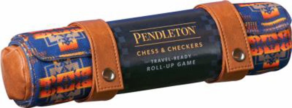 Board Game Pendleton Chess & Checkers Set: Travel-Ready Roll-Up Game (Camping Games, Gift for Outdoor Enthusiasts) Book