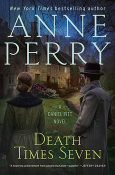 Hardcover Death Times Seven: A Daniel Pitt Novel [Large Print] Book