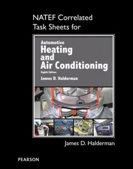 Spiral-bound Natef Correlated Task Sheets for Automotive Heating and Air Conditioning Book