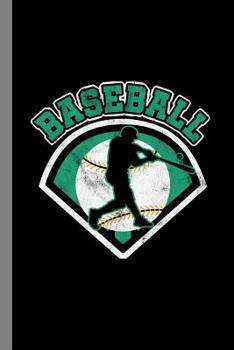 Paperback Baseball: Softball Gift For Player And Coaches (6x9) Dot Grid Notebook To Write In Book