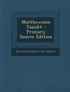 Paperback Matthewnim Taaiskt [Swahili] Book