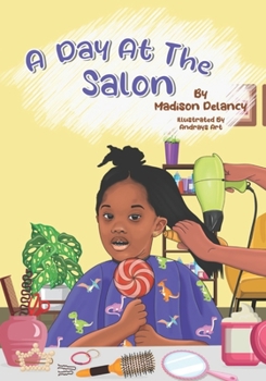 Paperback A Day At The Salon [Large Print] Book