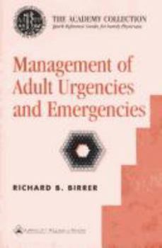 Paperback Management of Adult Urgencies and Emergencies (Aafp) Book