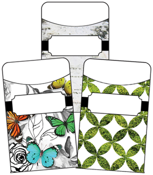 Misc. Supplies Woodland Whimsy Library Pockets Book