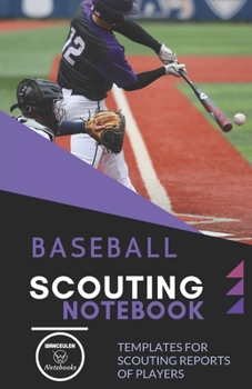 Paperback Baseball. Scouting Notebook: Templates for scouting reports of players Book