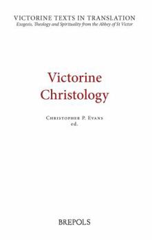 Hardcover Victorine Christology Book