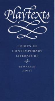 Hardcover Playtexts: Ludics in Contemporary Literature Book