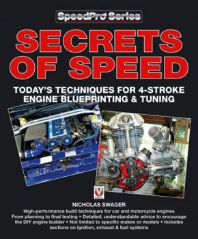 Paperback Secrets of Speed: Today's Techniques for 4-Stroke Engine Blueprinting & Tuning Book