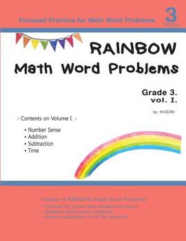 Paperback Rainbow Math Word Problems Grade 3 vol. I Book