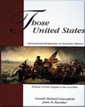 Paperback Those United States, Volume I Book