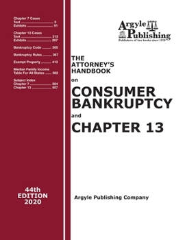 Paperback The Attorney's Handbook on Consumer Bankruptcy and Chapter 13 Book