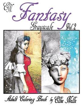 Paperback Fantasy Grayscale: Adult Coloring Book