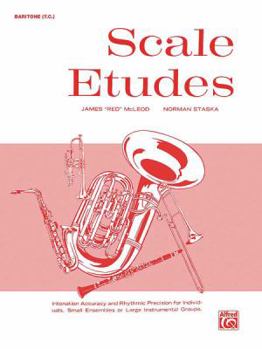 Paperback Scale Etudes: Baritone T.C. Book