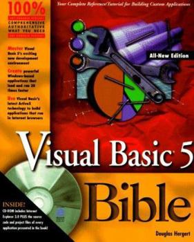 Paperback Visual Basic 5 Bible [With *] Book