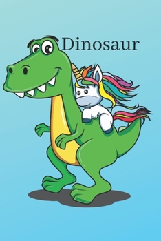 Paperback Dinosaur: Animal, Nature, Notebook, Journal, Diary (110 Pages, Blank, 6 x 9) Book