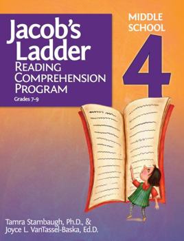 Paperback Jacob's Ladder Reading Comprehension Program: Level 4 (Grades 7-9) Book