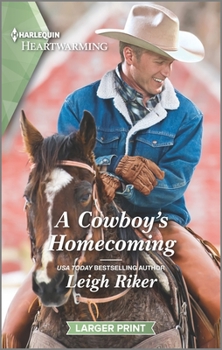 Mass Market Paperback A Cowboy's Homecoming: A Clean Romance [Large Print] Book