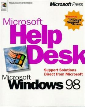 Paperback Microsoft Help Desk for Microsoft Windows 98 Book