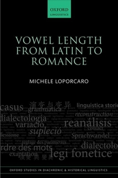 Hardcover Vowel Length from Latin to Romance Book