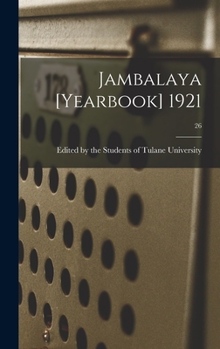 Hardcover Jambalaya [yearbook] 1921; 26 Book