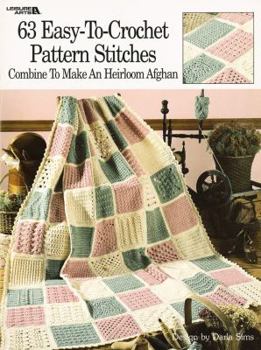 Paperback 63 Easy-To-Crochet Pattern Stitches Combine to Make an Heirloom Afghan Book