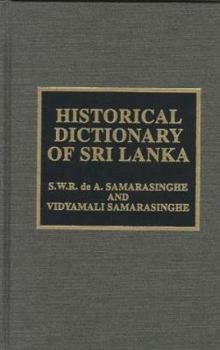 Hardcover Historical Dictionary of Sri Lanka Book