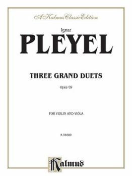 Paperback Three Grand Duets, Op. 69 (Kalmus Edition) Book