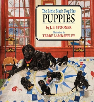Hardcover The Little Black Dog Has Puppies Book