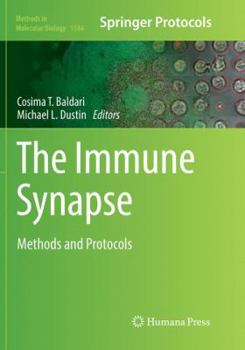 Paperback The Immune Synapse: Methods and Protocols Book