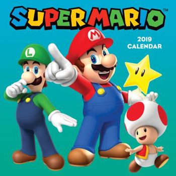 Calendar Super Mario 2019 Wall Calendar Book