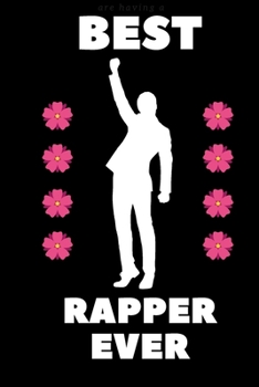 best rapper ever: Blank Lined Manuscript Paper journal and notebook with song title and lyrics to write 121 Pages 6x9 gift for rapper and lyricsists