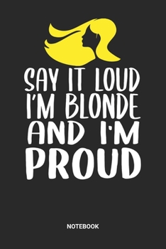 Notebook: Dotted Lined Natural Blonde Hair Themed Notebook (6x9 inches) ideal as a ash- or platinum-blonde hair colour Journal. Perfect as a Blonde ... and Girls. Great gift for Kids and Women.