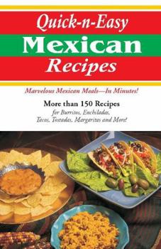 Paperback Quick & Easy Mexican Recipes Book