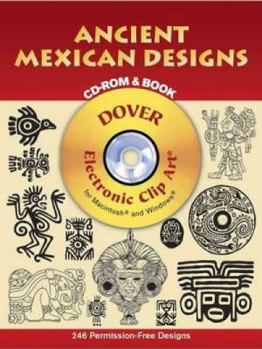 Paperback Ancient Mexican Designs CD-ROM and Book