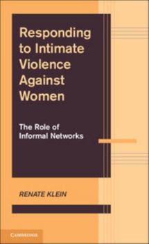 Hardcover Responding to Intimate Violence against Women Book