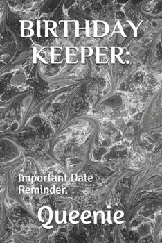Paperback Birthday Keeper: : Important Date Reminder. Book