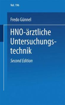 Paperback Hno-Ärztliche Untersuchungstechnik: Ein Leitfaden Für Studenten Und Praktische Ärzte [German] Book