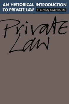 Hardcover An Historical Introduction to Private Law Book