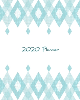 Paperback 2020 Planner: 8"x10" Daily and Weekly Agenda Planner and Organizer V40 Book