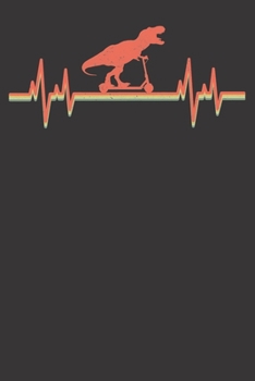 Notebook: Scooter Dot Grid 6x9 120 Pages