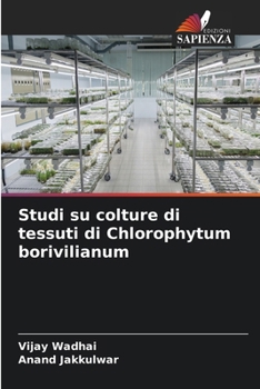 Studi su colture di tessuti di Chlorophytum borivilianum (Italian Edition)