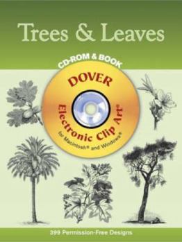 Paperback Trees & Leaves (Dover Electronic Clip Art) Book